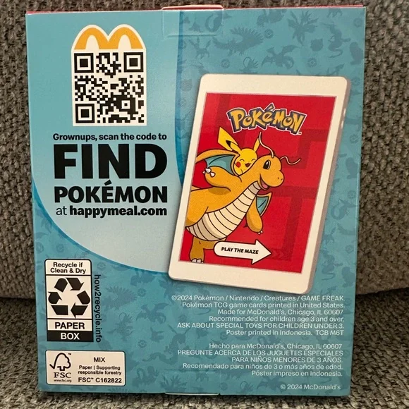 🎉HP🎉 2025 McDonald’s Pokémon #6 Jigglypuff Sticker Sheet & Trading Card Pack - Picture 3 of 7